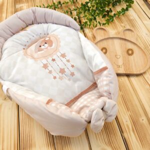 آغوشی شیردهی مخمل میکرو چارخونه کرم