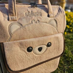 کیف کوله ای مخمل خرس کرم Chicoo رستگار