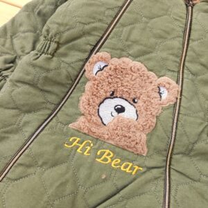 کاپشن سرهمی جوراب دار سبز Hi Bear گلیران