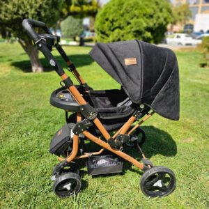 کالسکه تک مخمل مازراتی مشکی با اسکلت بنیتا دلیجان
