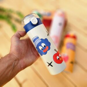 فلاسک استیل 500 میل پاستیلی طرح میوه Trend