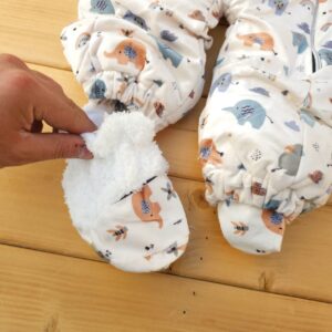 کاپشن سرهمی جوراب دار فیل شیری بی بی لایف (6 ماه تا 12 ماه)