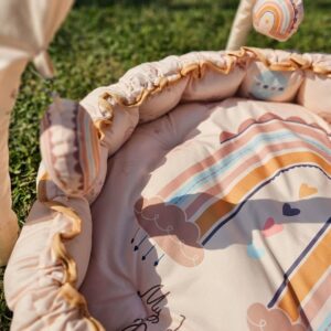 تشک بازی مخمل میکرو رنگین کمان کرم