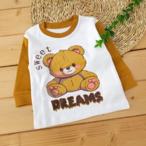 بلوز شلوار پنبه دورس خرس Dream کرم آراس