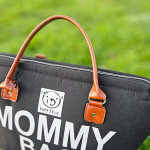 کیف کوله کتان مامی بگ مشکی اقتصادی