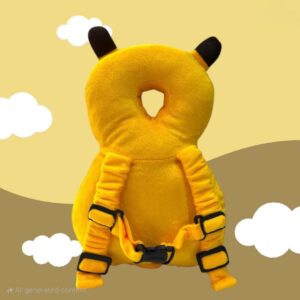 کوله محافظ سر عروسکی زنبور زرد