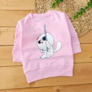 بلوز شلوار پنبه دورس گربه صورتی یودا بی بی