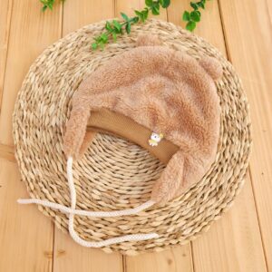 کلاه گوش دار پشمالو بندی