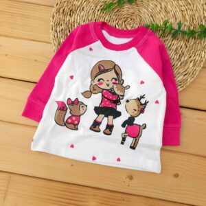 بلوز شلوار پنبه دورس دو روباه سرخابی آراس