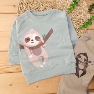 بلوز شلوار پنبه دورس تنبل کرم سبز یودا بی بی