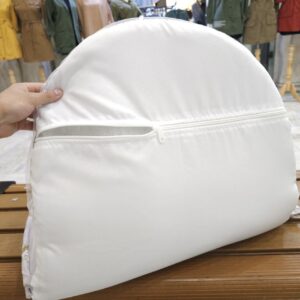 پشه بند تشک دار عروسکی خرس شالگردن کلاه دار طوسی کرم