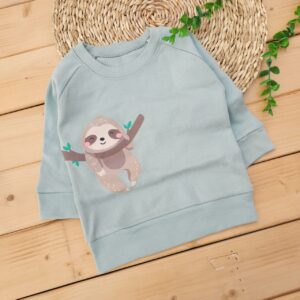 بلوز شلوار پنبه دورس تنبل کرم سبز یودا بی بی